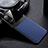 Coque Silicone Gel Motif Cuir Housse Etui FL1 pour Oppo A78 5G Bleu