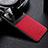 Coque Silicone Gel Motif Cuir Housse Etui FL1 pour Samsung Galaxy A31 Rouge