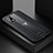 Coque Silicone Gel Motif Cuir Housse Etui FL1 pour Samsung Galaxy M02s Noir