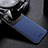 Coque Silicone Gel Motif Cuir Housse Etui FL1 pour Samsung Galaxy S20 FE (2022) 5G Bleu