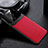 Coque Silicone Gel Motif Cuir Housse Etui H01 pour Huawei Mate 20 Rouge