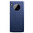 Coque Silicone Gel Motif Cuir Housse Etui H01 pour Huawei Mate 30 5G Bleu