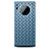 Coque Silicone Gel Motif Cuir Housse Etui H01 pour Huawei Mate 30 5G Bleu Ciel