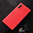Coque Silicone Gel Motif Cuir Housse Etui H01 pour Samsung Galaxy Note 10 Rouge