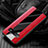 Coque Silicone Gel Motif Cuir Housse Etui H01 pour Samsung Galaxy S10 Rouge