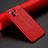 Coque Silicone Gel Motif Cuir Housse Etui H01 pour Xiaomi Mi 11 Lite 5G Rouge