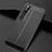 Coque Silicone Gel Motif Cuir Housse Etui H01 pour Xiaomi Mi Note 10 Pro Noir