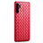 Coque Silicone Gel Motif Cuir Housse Etui H02 pour Huawei P30 Pro Rouge