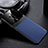 Coque Silicone Gel Motif Cuir Housse Etui H02 pour OnePlus 7T Pro Bleu