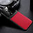 Coque Silicone Gel Motif Cuir Housse Etui H02 pour OnePlus 7T Pro Rouge