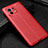 Coque Silicone Gel Motif Cuir Housse Etui H02 pour Xiaomi Mi 11 Lite 5G Rouge