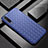 Coque Silicone Gel Motif Cuir Housse Etui H03 pour Samsung Galaxy A90 5G Bleu