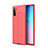 Coque Silicone Gel Motif Cuir Housse Etui H03 pour Samsung Galaxy Note 10 5G Rouge
