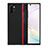 Coque Silicone Gel Motif Cuir Housse Etui H03 pour Samsung Galaxy Note 10 Plus Noir