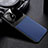 Coque Silicone Gel Motif Cuir Housse Etui H04 pour Xiaomi Mi 11 Lite 5G Bleu
