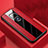 Coque Silicone Gel Motif Cuir Housse Etui H06 pour Huawei Mate 20 X 5G Rouge