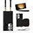 Coque Silicone Gel Motif Cuir Housse Etui JM1 pour Samsung Galaxy S23 Ultra 5G Noir