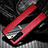 Coque Silicone Gel Motif Cuir Housse Etui pour Huawei P40 Lite 5G Rouge