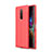 Coque Silicone Gel Motif Cuir Housse Etui pour Sony Xperia XZ4 Rouge