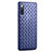 Coque Silicone Gel Motif Cuir Housse Etui pour Xiaomi Mi 9 Lite Bleu