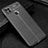 Coque Silicone Gel Motif Cuir Housse Etui pour Xiaomi Redmi 9C NFC Noir