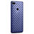 Coque Silicone Gel Motif Cuir Housse Etui S01 pour Huawei Honor 9 Lite Bleu