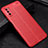 Coque Silicone Gel Motif Cuir Housse Etui S02 pour Huawei Mate 40 Lite 5G Rouge