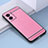 Coque Silicone Gel Motif Cuir Housse Etui S03 pour Oppo A56S 5G Rose