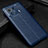 Coque Silicone Gel Motif Cuir Housse Etui S06 pour Xiaomi Mi 11 Pro 5G Bleu