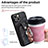 Coque Silicone Gel Motif Cuir Housse Etui SD11 pour Apple iPhone 15 Plus Petit