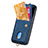 Coque Silicone Gel Motif Cuir Housse Etui SD2 pour Samsung Galaxy S25 Ultra 5G Petit