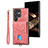 Coque Silicone Gel Motif Cuir Housse Etui SD2 pour Samsung Galaxy S25 Ultra 5G Petit