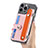 Coque Silicone Gel Motif Cuir Housse Etui SD3 pour Apple iPhone 14 Pro Rose