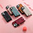 Coque Silicone Gel Motif Cuir Housse Etui SD6 pour Apple iPhone 13 Pro Petit