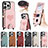 Coque Silicone Gel Motif Cuir Housse Etui SD6 pour Apple iPhone 13 Pro Petit