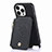 Coque Silicone Gel Motif Cuir Housse Etui SD6 pour Apple iPhone 13 Pro Petit