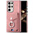 Coque Silicone Gel Motif Cuir Housse Etui SD8 pour Samsung Galaxy S25 Ultra 5G Petit