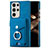 Coque Silicone Gel Motif Cuir Housse Etui SD8 pour Samsung Galaxy S25 Ultra 5G Petit