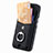 Coque Silicone Gel Motif Cuir Housse Etui SD8 pour Samsung Galaxy S25 Ultra 5G Petit