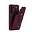 Coque Silicone Gel Motif Cuir Housse Etui SY1 pour Samsung Galaxy S23 5G Rouge