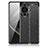 Coque Silicone Gel Motif Cuir Housse Etui WL1 pour Huawei Nova 11 Noir