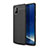 Coque Silicone Gel Motif Cuir Housse Etui WL1 pour Samsung Galaxy M60s Noir