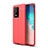 Coque Silicone Gel Motif Cuir Housse Etui WL1 pour Samsung Galaxy S20 Ultra Rouge