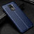 Coque Silicone Gel Motif Cuir Housse Etui WL1 pour Xiaomi Redmi 10X 4G Bleu
