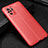 Coque Silicone Gel Motif Cuir Housse Etui WL1 pour Xiaomi Redmi Note 10 4G Rouge