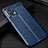 Coque Silicone Gel Motif Cuir Housse Etui WL1 pour Xiaomi Redmi Note 11T Pro+ Plus 5G Bleu