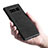 Coque Silicone Gel Motif Cuir R05 pour Samsung Galaxy Note 8 Duos N950F Noir Petit
