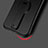 Coque Silicone Gel Souple Couleur Unie avec Support S02 pour Apple iPhone SE3 (2022) Noir Petit