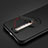 Coque Silicone Gel Souple Couleur Unie avec Support S02 pour Apple iPhone SE3 (2022) Noir Petit