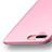 Coque Silicone Gel Souple Couleur Unie pour Apple iPhone 8 Plus Rose Petit